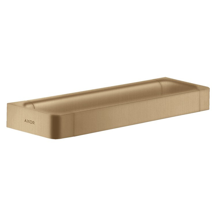 Towel Bar Universal SoftSquare 12 Inch Rail Brushed Bronze Metal - Image 1
