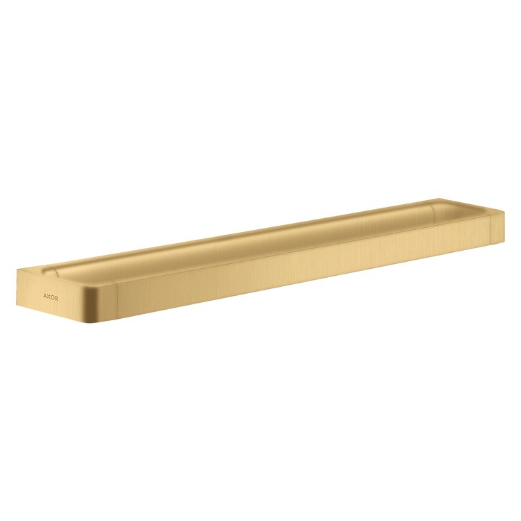 Towel Bar Universal SoftSquare 24 Inch Rail Brushed Gold Optic Metal - Image 1