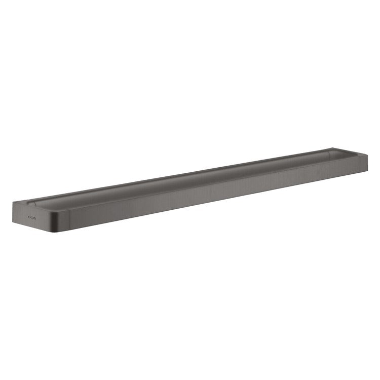 Towel Bar Universal SoftSquare 24 Inch Rail Brushed Black Chrome Metal - Image 1