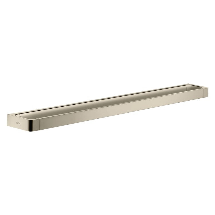 Towel Bar Universal SoftSquare 32 Inch Rail Polished Nickel Metal - Image 1