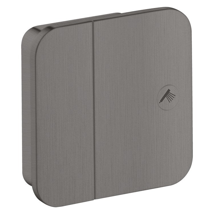 Volume Control Trim One with Shut Off Brushed Black Chrome ADA - Image 1