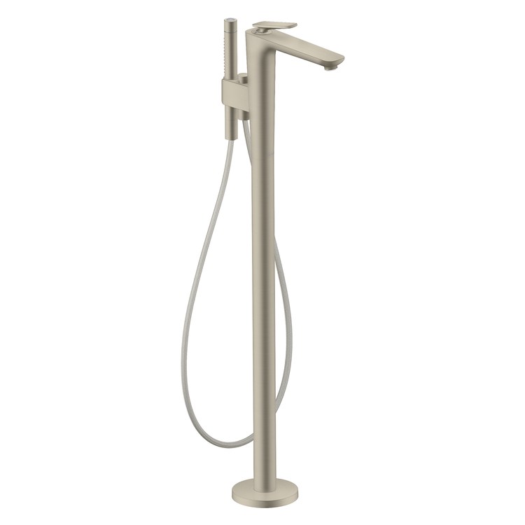 Tub Filler Trim Citterio C 1 Lever Brushed Nickel WaterSense Freestanding 6.2 Gallons per Minute - Image 1