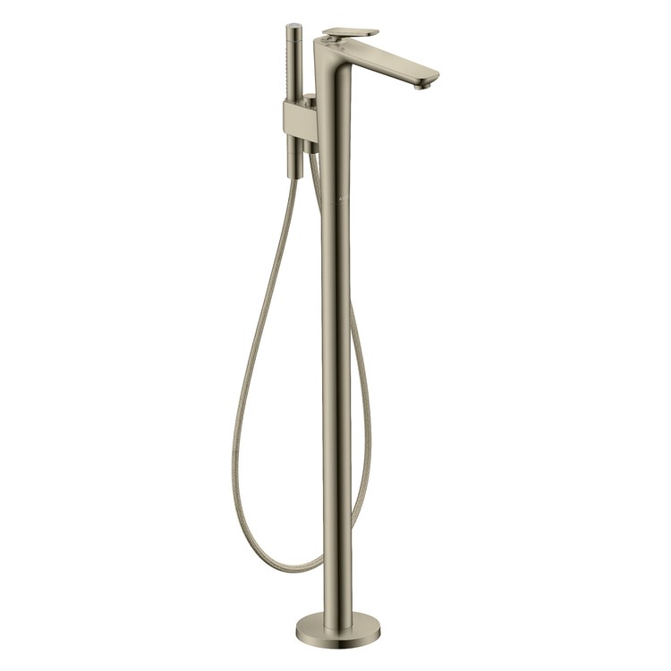 Tub Filler Trim Citterio C 1 Lever Polished Nickel WaterSense Freestanding 6.2 Gallons per Minute - Image 1