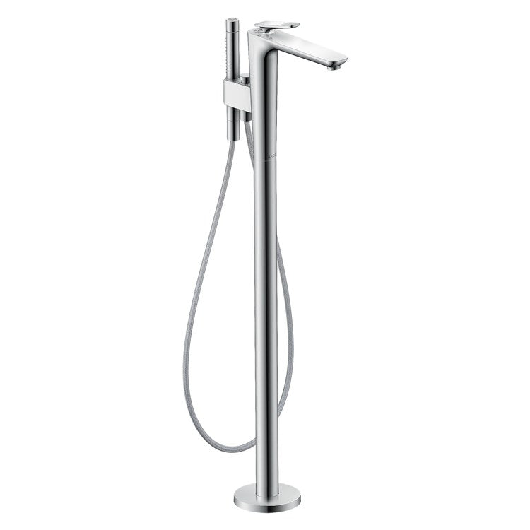 Tub Filler Trim Citterio C 1 Lever Cubic Cut Chrome WaterSense Freestanding 6.2 Gallons per Minute - Image 1