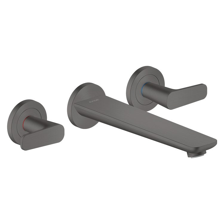 Tub Filler Trim Citterio C 2 Lever Brushed Black Chrome ADA 8 Inch Spread Wall Mount 5.3 Gallons per Minute - Image 1