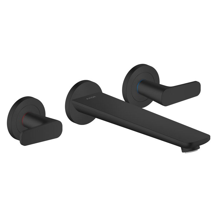 Tub Filler Trim Citterio C 2 Lever Matte Black ADA 8 Inch Spread Wall Mount 5.3 Gallons per Minute - Image 1
