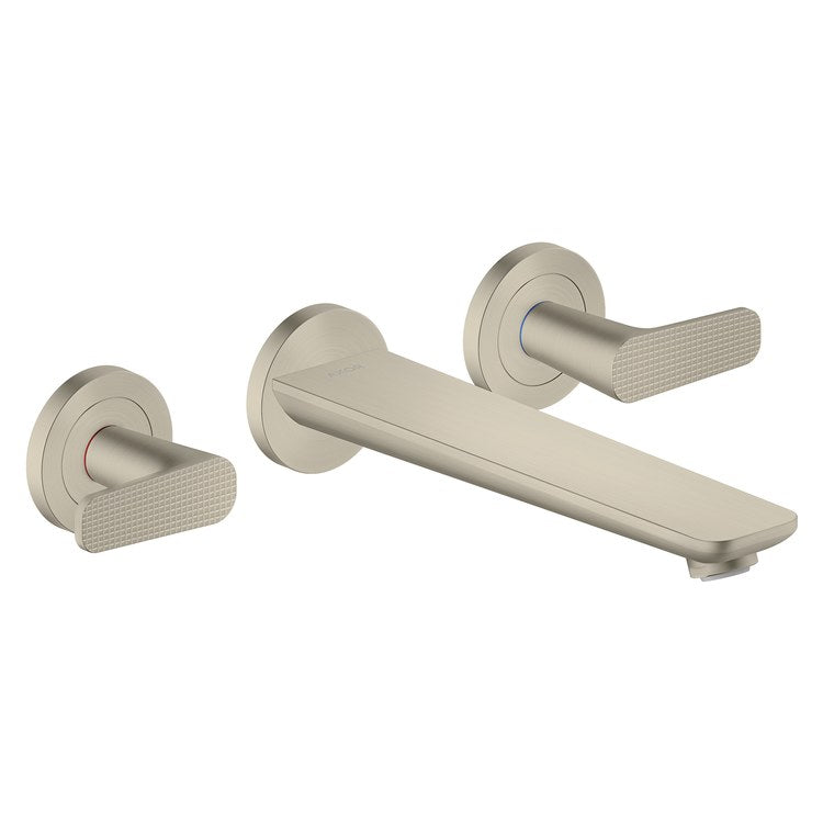 Tub Filler Trim Citterio C 2 Lever Cubic Cut Brushed Nickel ADA 8 Inch Spread Wall Mount 5.3 Gallons per Minute - Image 1