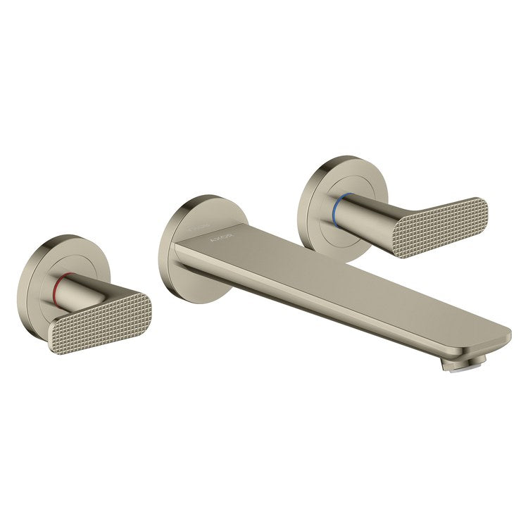 Tub Filler Trim Citterio C 2 Lever Cubic Cut Polished Nickel ADA 8 Inch Spread Wall Mount 5.3 Gallons per Minute - Image 1