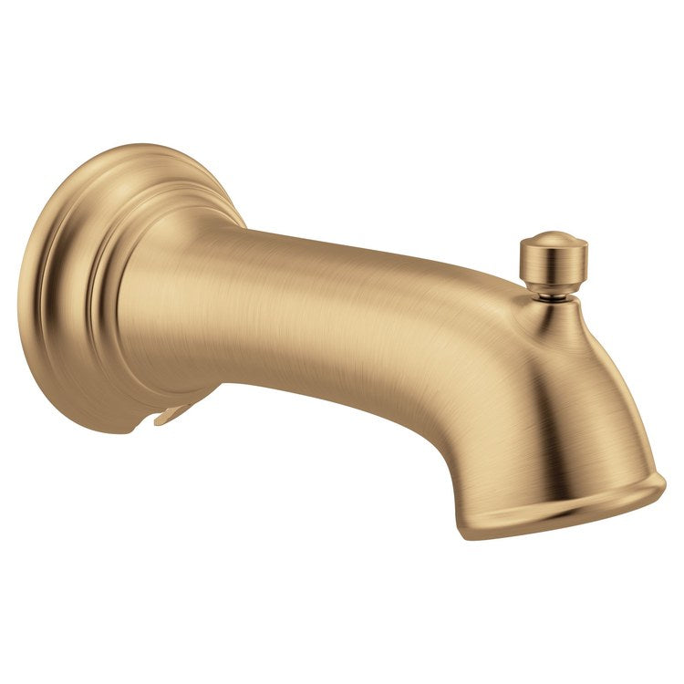 Tub Spout Dartmoor with Diverter Bronzed Gold Brass 1/2 IN 14 NPT - Image 1