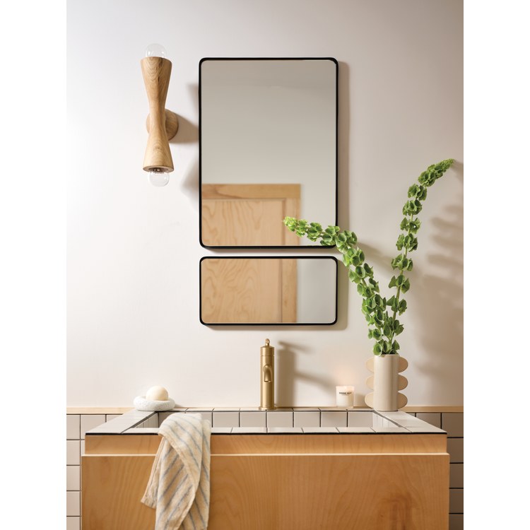 Lavatory Faucet Gibson with Deck Plate 1 Lever ADA WaterSense Bronzed Gold 1.2 Gallons per Minute High Arc Pop-Up 1/3 Hole - Image 3