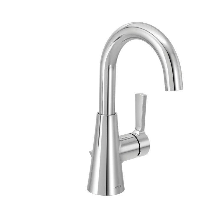 Lavatory Faucet Jase with Deck Plate 1 Lever ADA WaterSense Chrome 1.2 Gallons per Minute Rigid Pop-Up 1/3 Hole - Image 1