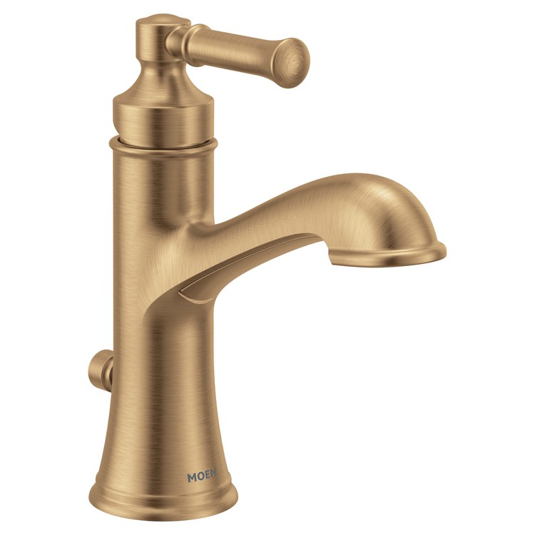Lavatory Faucet Dartmoor 1 Lever ADA WaterSense Bronzed Gold 1.2 Gallons per Minute Rigid Pop-Up 1/3 Hole - Image 1
