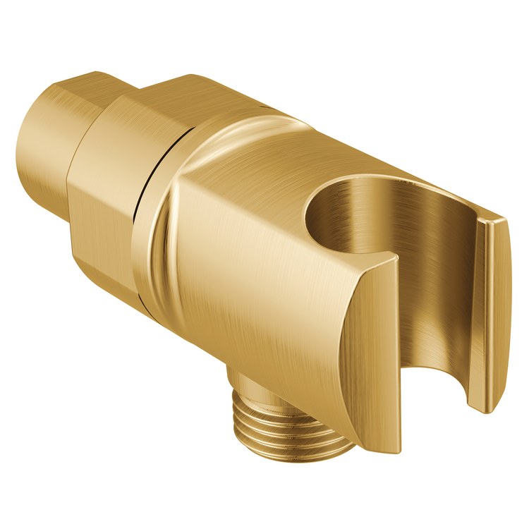 Handshower Holder Brushed Gold Metal 1/2 Inch - Image 1