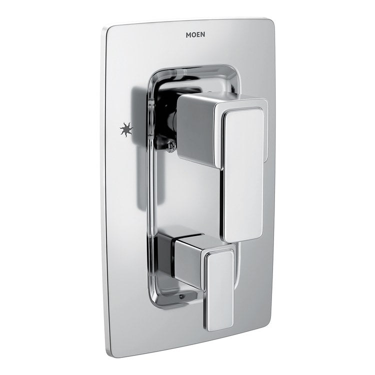Valve Trim Iver with Diverter Connection 2 Lever Chrome ADA for 2521 2551 2571 2581 Valve