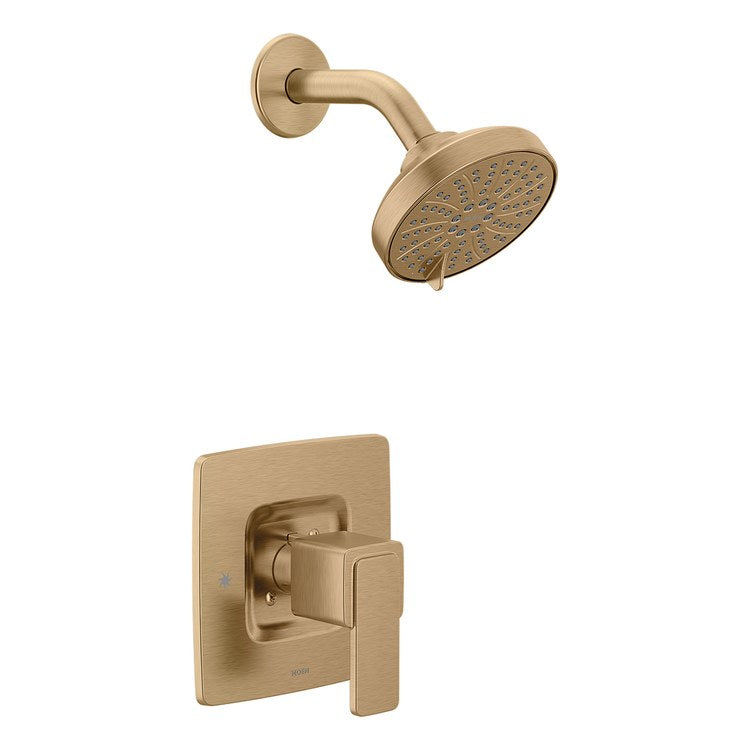Shower Trim Iver Posi-Temp 1 Lever Bronzed Gold 6 Functions WaterSense ADA 1.75 Gallons per Minute for 62300/2500 Valve - Image 1