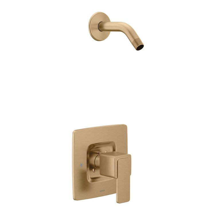 Shower Trim Iver Posi-Temp 1 Lever Bronzed Gold ADA Less Showerhead for 62300/2500 Valve - Image 1