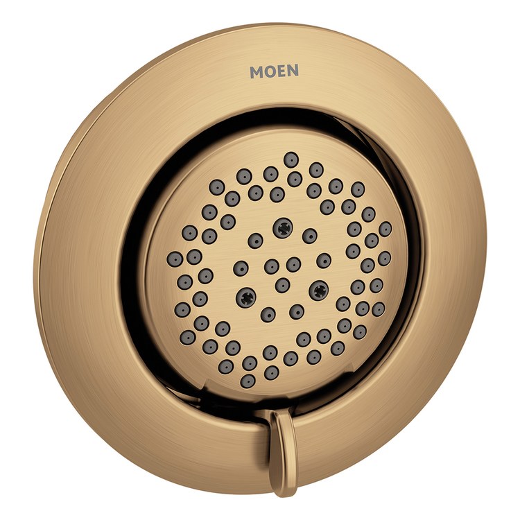 Body Spray Trim Mosaic Bronzed Gold 2 Functions Full Spray/Targeted Massage Round 2.0 Gallons per Minute for Rough-In S1300