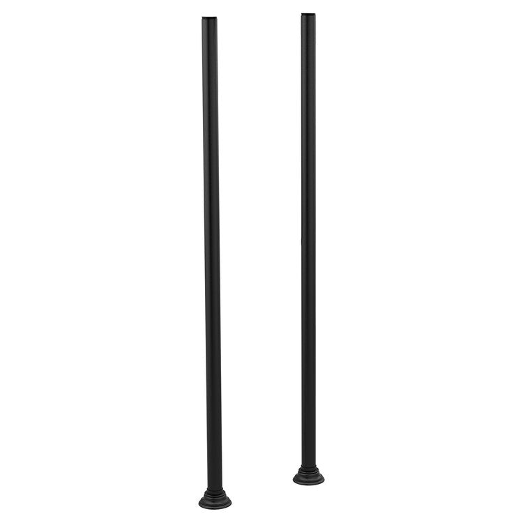 Tub Riser Weymouth Matte Black Metal for S22105 Series Tub Filler - Image 1