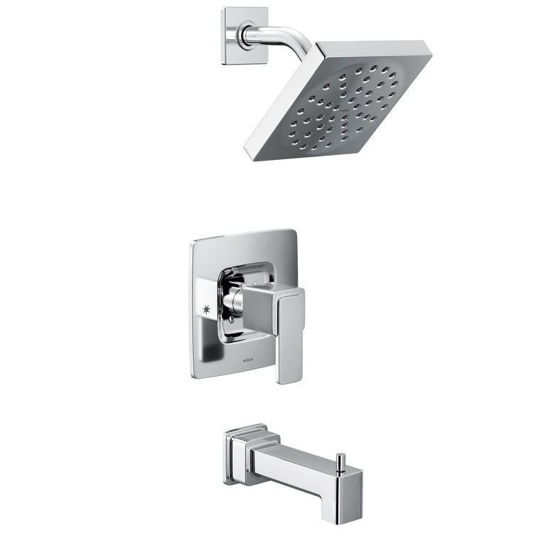 Tub and Shower Trim Iver 1 Lever Chrome WaterSense ADA for 62300/2500 Valve - Image 1