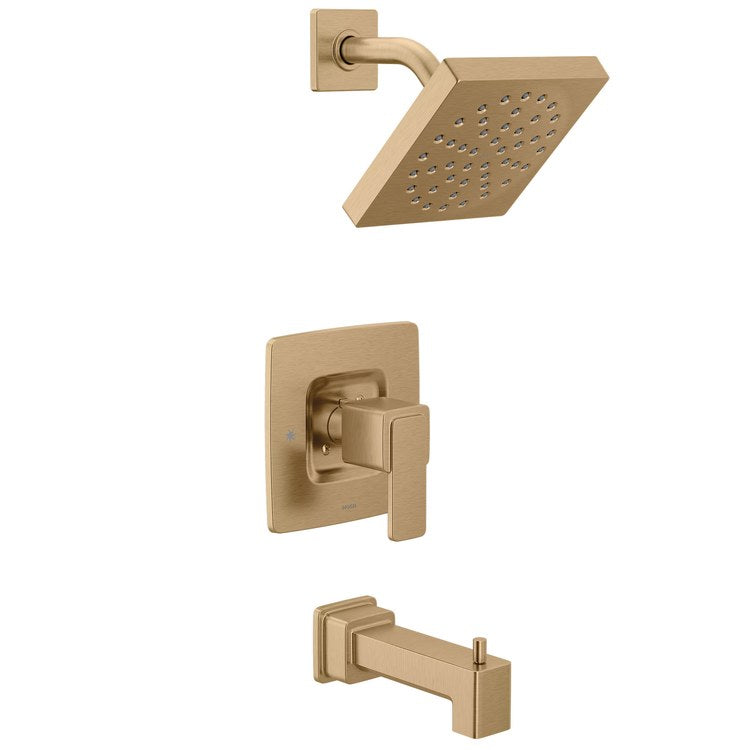 Tub and Shower Trim Iver 1 Lever Bronzed Gold WaterSense ADA for 62300/2500 Valve - Image 1