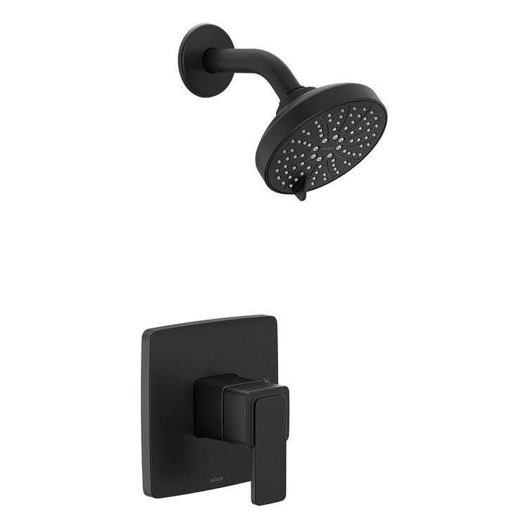 Shower Trim Iver M-CORE 2 Series 1 Lever Matte Black WaterSense ADA 1.75 Gallons per Minute 6 Function for U130/U140 Valve - Image 1
