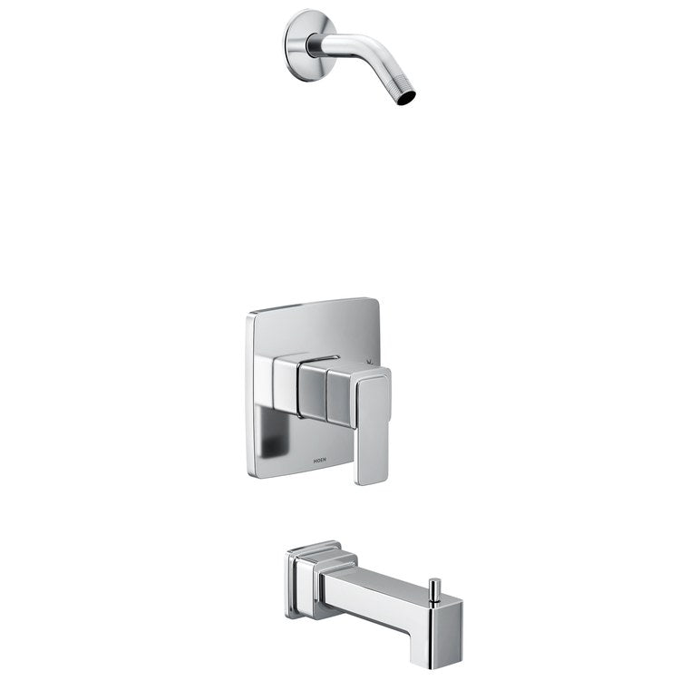 Tub and Shower Trim Iver 1 Lever Chrome ADA for U130/U140 Valve - Image 1