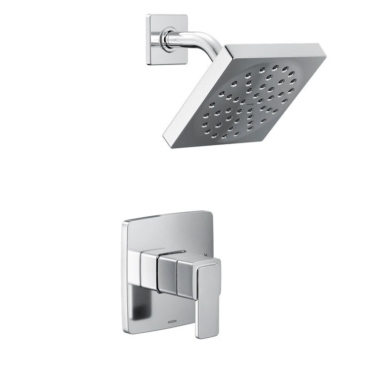 Shower Trim Iver Posi-Temp 1 Lever Chrome 1 Functions WaterSense ADA 1.75 Gallons per Minute for U130/U140 Valve - Image 1