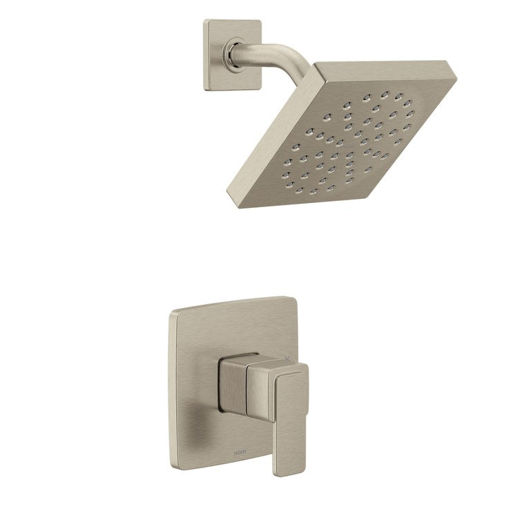 Shower Trim Iver Posi-Temp 1 Lever Brushed Nickel 1 Functions WaterSense ADA 1.75 Gallons per Minute for U130/U140 Valve - Image 1
