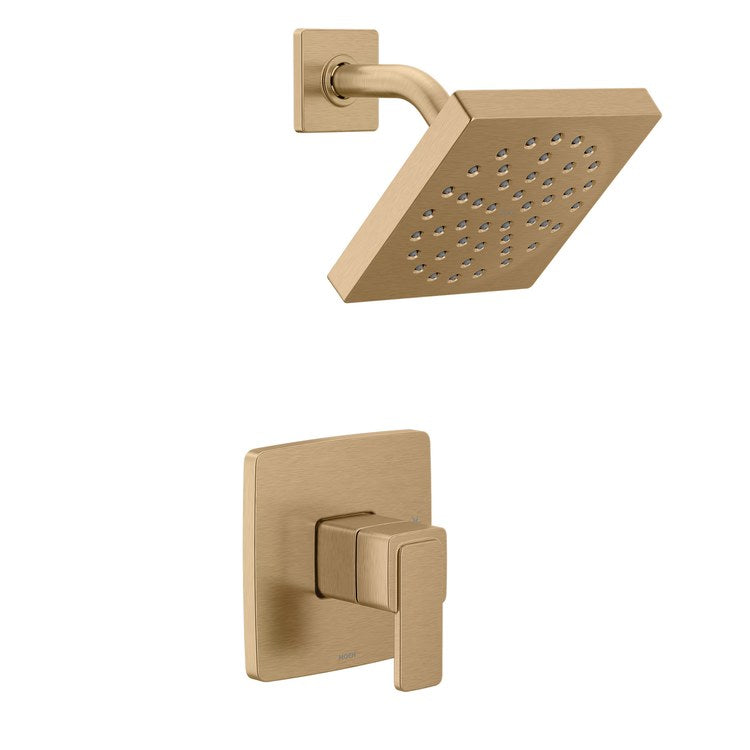 Shower Trim Iver Posi-Temp 1 Lever Bronzed Gold 1 Functions WaterSense ADA 1.75 Gallons per Minute for U130/U140 Valve - Image 1