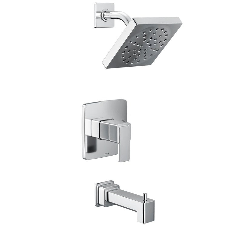 Tub and Shower Trim Iver 1 Lever Chrome WaterSense ADA for U130/U140 Valve - Image 1