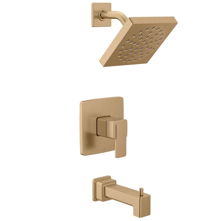 Tub and Shower Trim Iver 1 Lever Bronzed Gold WaterSense ADA for U130/U140 Valve - Image 1