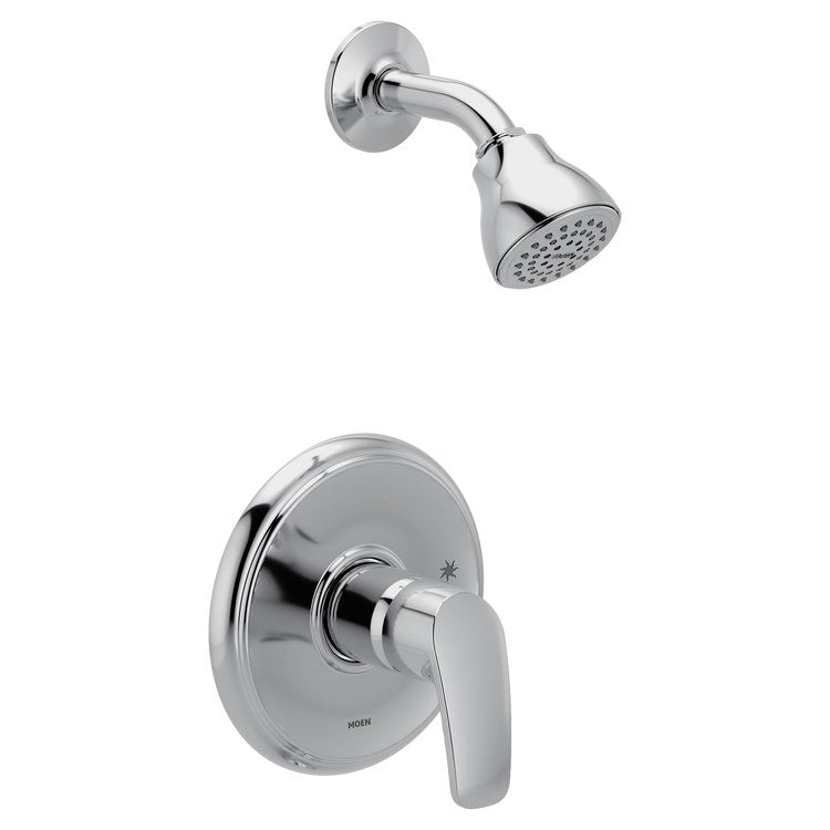 Shower Trim Chateau with M-CORE 2-Series Cartridge 1 Lever Chrome 1 Functions WaterSense ADA 1.75 Gallons per Minute Eco-Performance for Moen M-PACT Common Valve System - Image 1