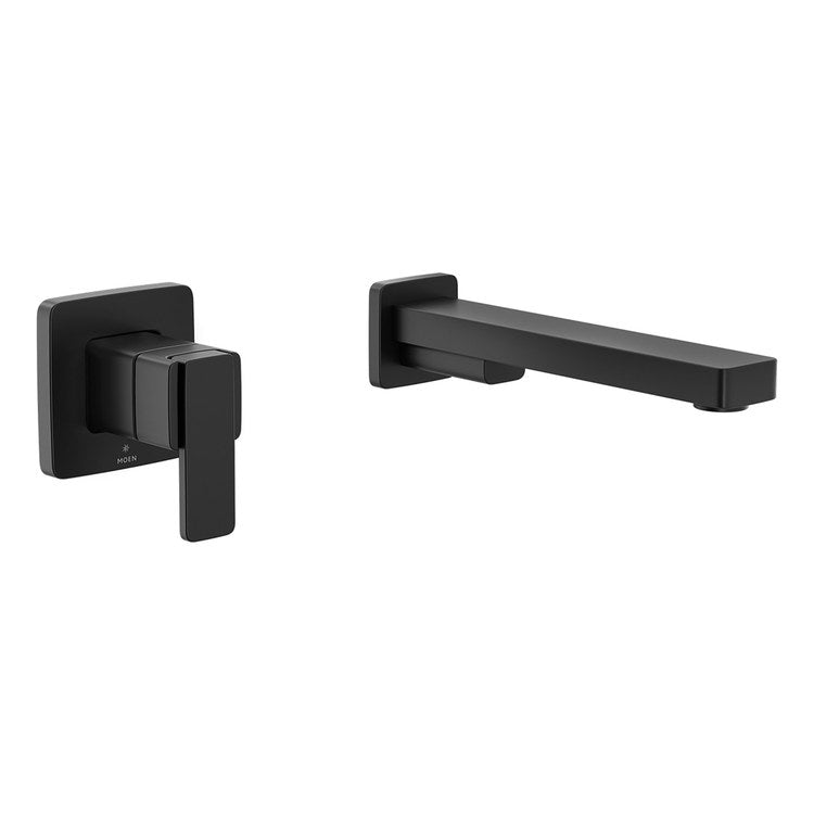 Tub Faucet Iver 1 Lever Matte Black ADA 8.0 Gallons per Minute 2 Hole Wall - Image 1