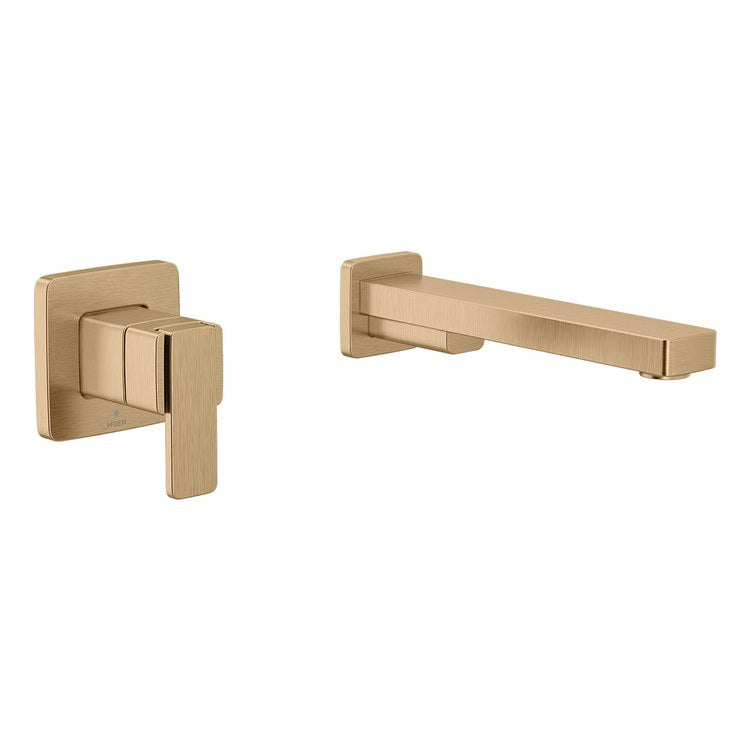 Tub Faucet Iver 1 Lever Bronzed Gold ADA 8.0 Gallons per Minute 2 Hole Wall
