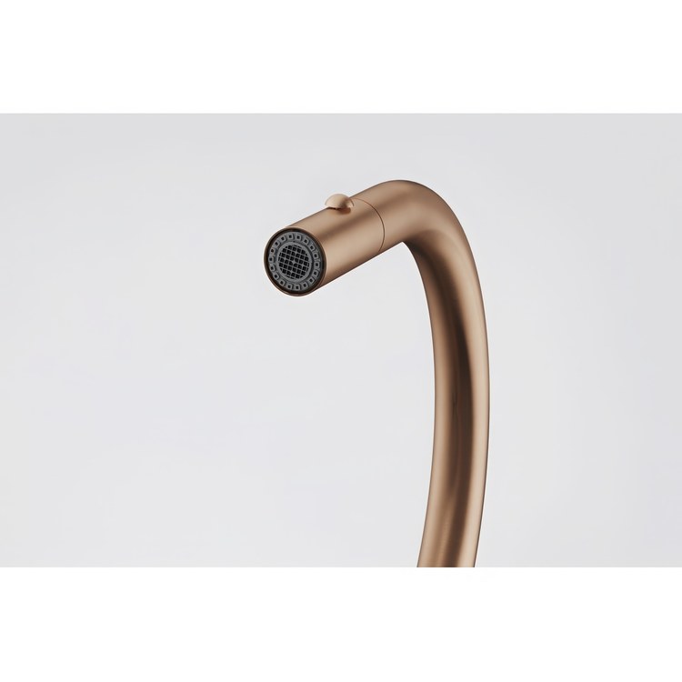 Kitchen Faucet Mythos Masterpiece 1 Lever Copper Pull Down J-Spout 360 DEG Swivel Shank - Image 3
