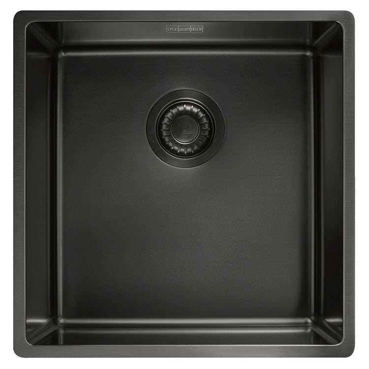 Kitchen Sink Mythos Masterpiece 1 Bowls Anthracite Undermount Rectangle Stainless Steel - Image 1