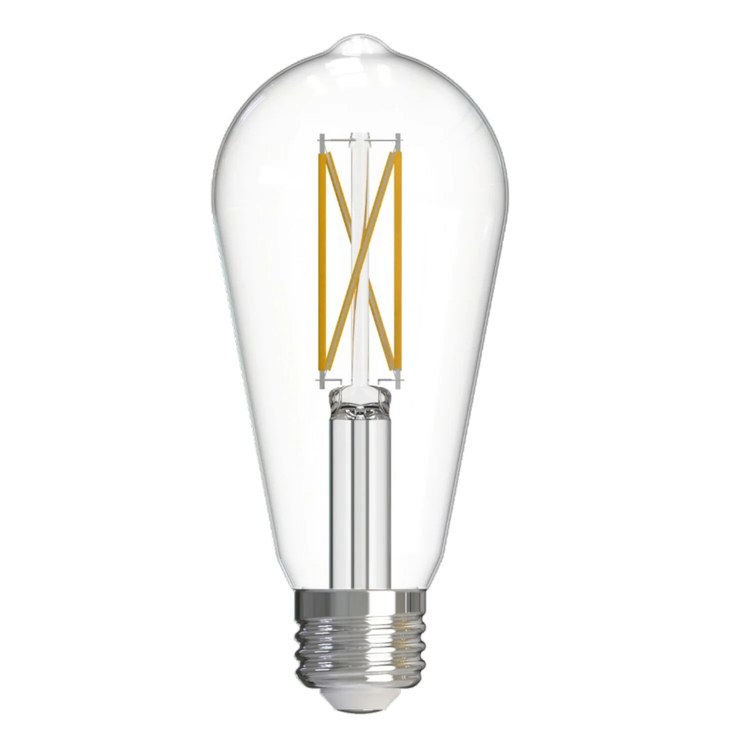 Bulb 7.6 Watt LED Filament ST18 E26 120 Volt for Dimmer Switches