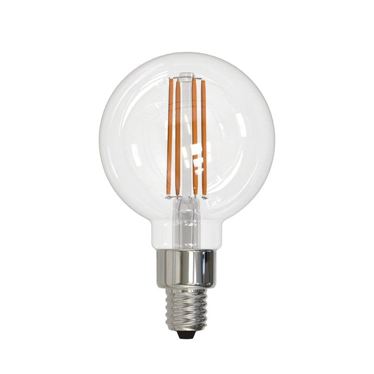 Bulb 4 Watt LED Filament G16 E12 120 Volt for Dimmer Switches