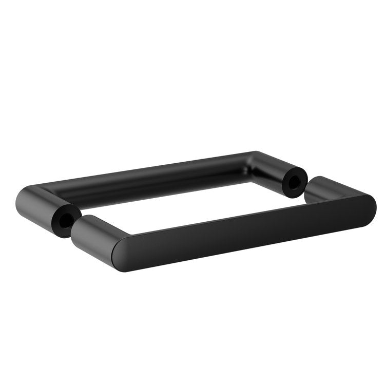 Handle Contemporary Zinc/Stainless Steel 2 Round Matte Black for Shower Door 8 Inch