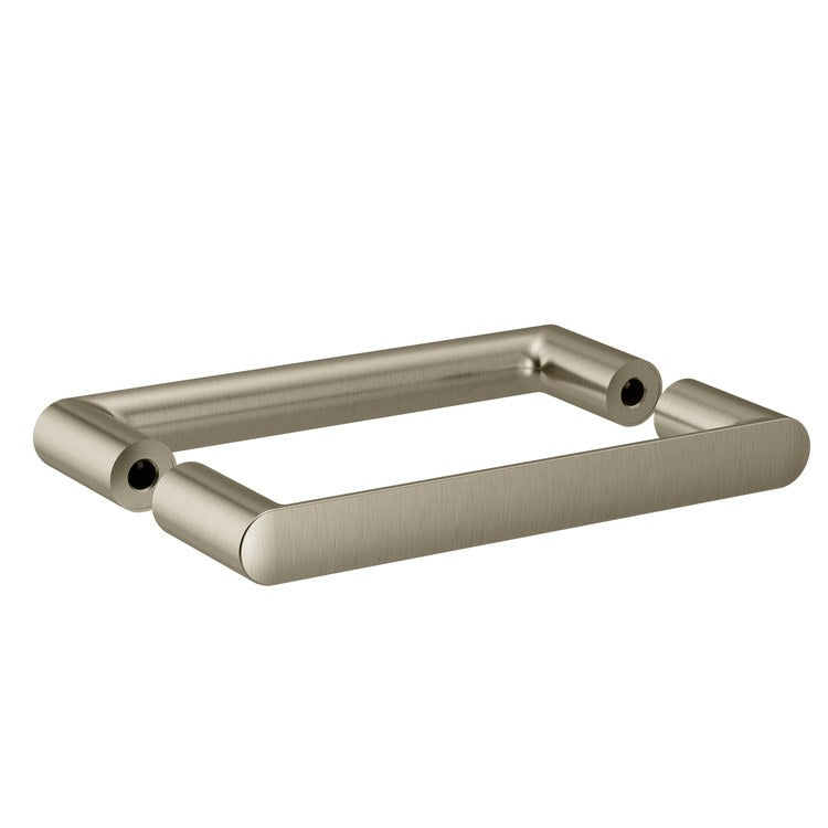 Handle Contemporary Zinc/Stainless Steel 2 Round Brushed Nickel for Shower Door 8 Inch