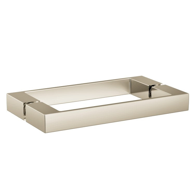 Handle Contemporary Zinc/Stainless Steel 2 Square Polished Nickel for Shower Door 8 Inch