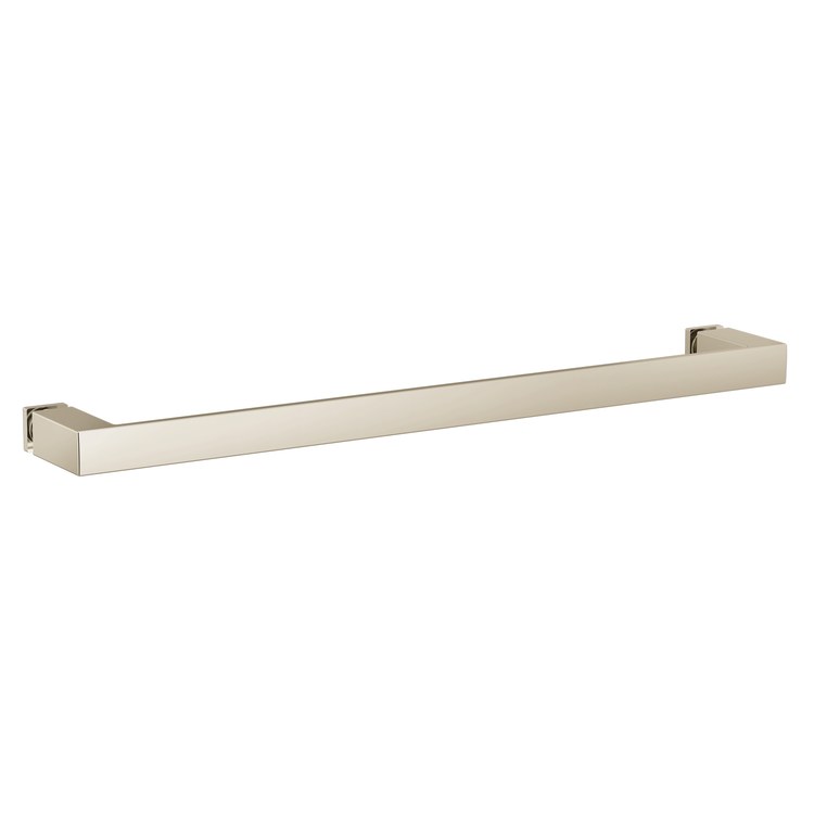 Towel Bar Contemporary 18 Inch Polished Nickel Zinc/Stainless Steel for Shower Door