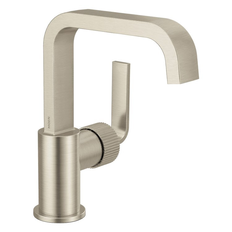 Lavatory Faucet Cambium 1 Lever ADA WaterSense Brushed Nickel 1.2 Gallons per Minute Deck Spring Loaded Pop-Up 1 Hole - Image 1
