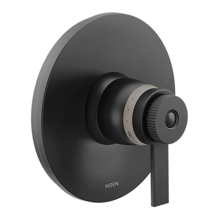 Thermostatic Valve Trim Cambium ExactTemp 1 Lever Matte Black ADA - Image 1
