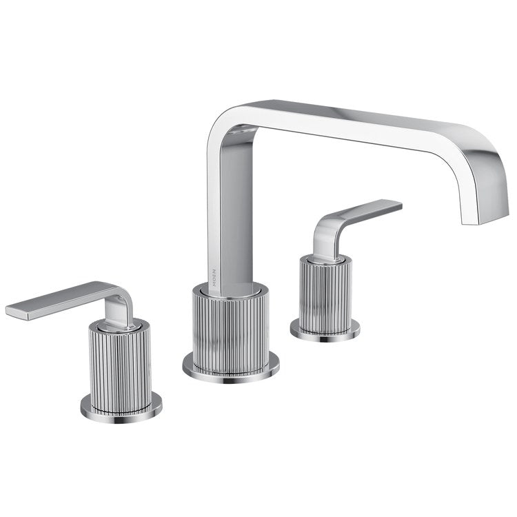 Roman Tub Trim Cambium 2 Lever Chrome ADA 8 Inch Spread 3 Hole for 4792/4793/4794/4796/4797/4798 Valves - Image 1