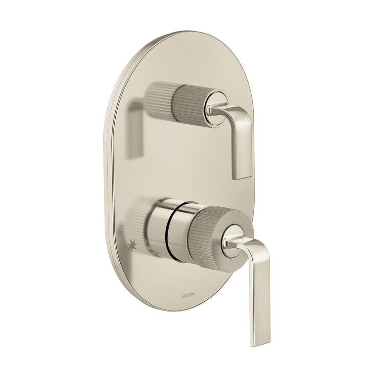 Pressure Balance Valve Trim Cambium M-Core 3 2 Lever Brushed Nickel/Polished Nickel ADA for U232 and U362 Series Valves - Image 1