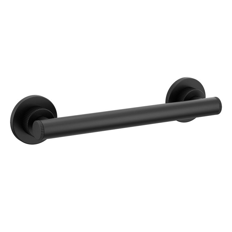 Grab Bar Cambium 12 Inch Matte Black ADA Wall - Image 1