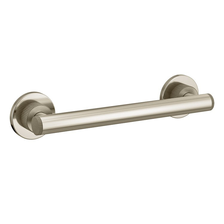 Grab Bar Cambium 12 Inch Brushed Nickel/Polished Nickel ADA Wall - Image 1