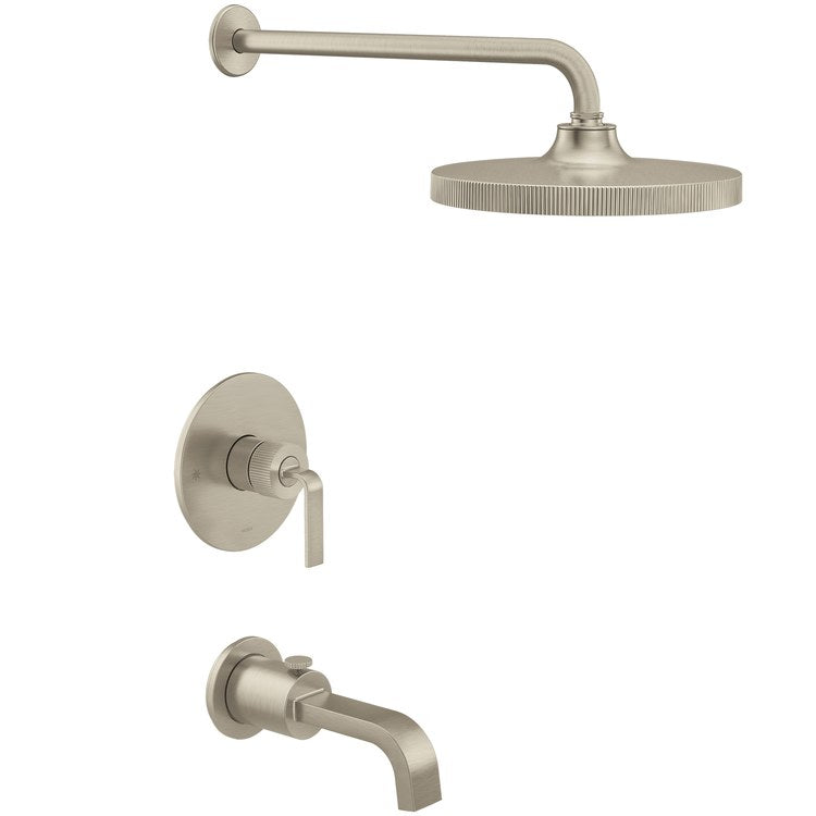 Tub and Shower Trim Cambium M-Core 3 1 Lever Brushed Nickel WaterSense ADA - Image 1