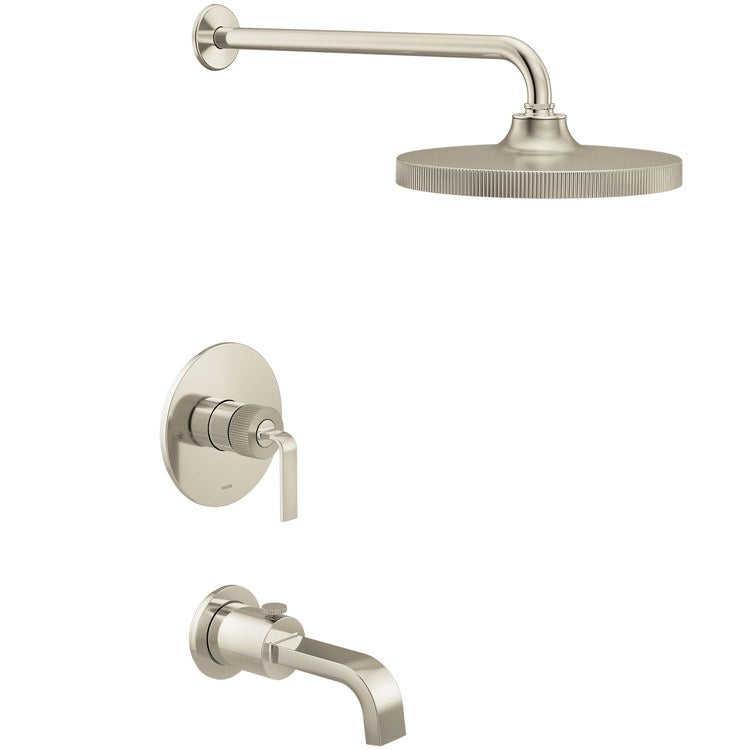 Tub and Shower Trim Cambium M-Core 3 1 Lever Brushed Nickel/Polished Nickel WaterSense ADA - Image 1